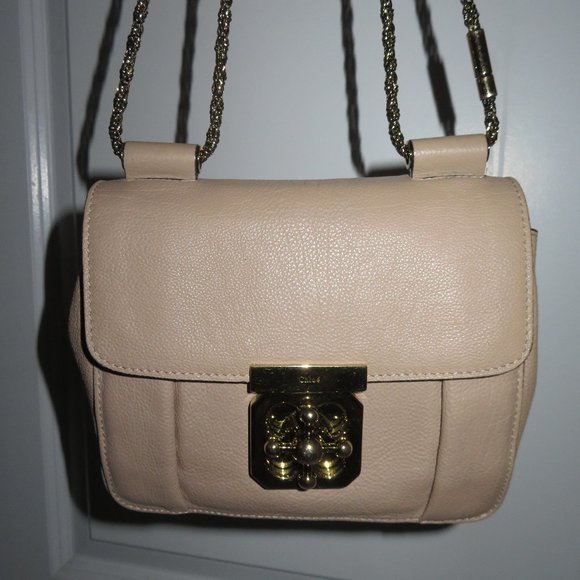 CHLOE Elsie Small Bag in Dove - Picture 16 of 16